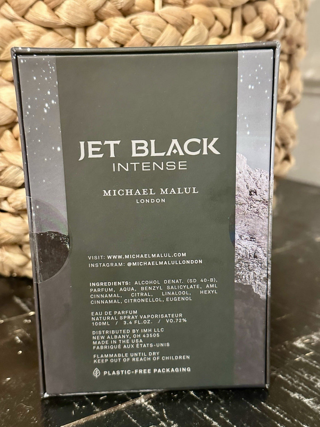 Michael Malul Jet Black Intense box