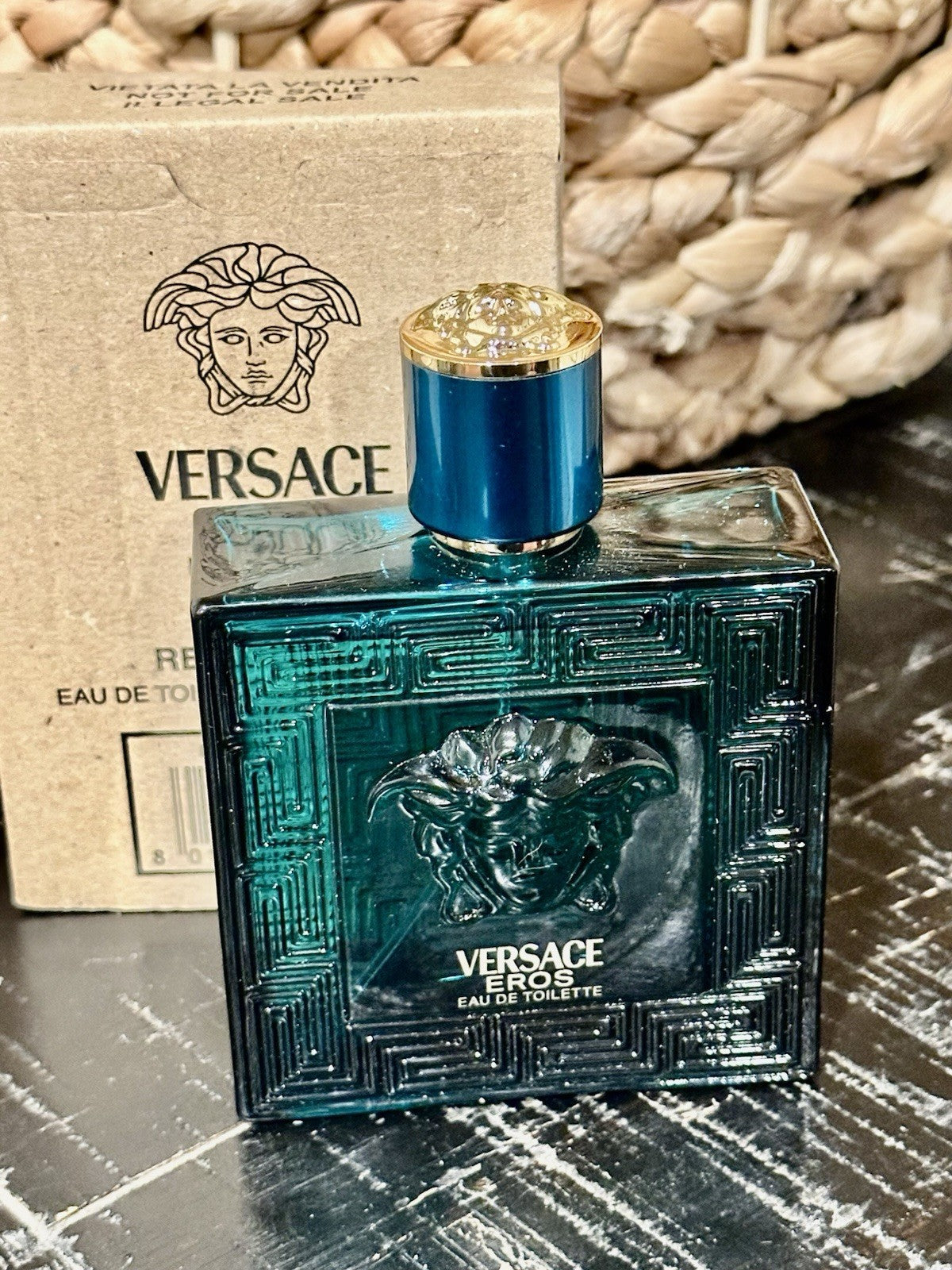 Versace Eros EDT 3.4oz bottle