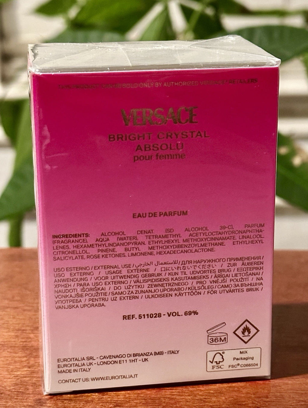 Versace Bright Crystal Absolu EDP box front
