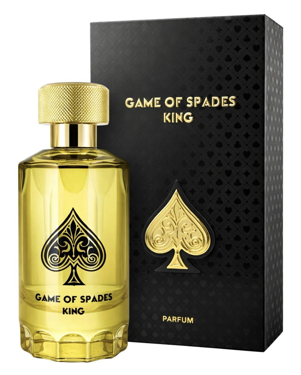 Game of Spades King bottle and box side