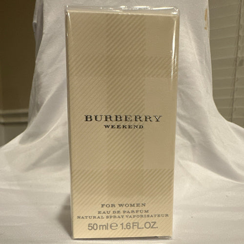 Burberry Weekend EDP bottle with striped design