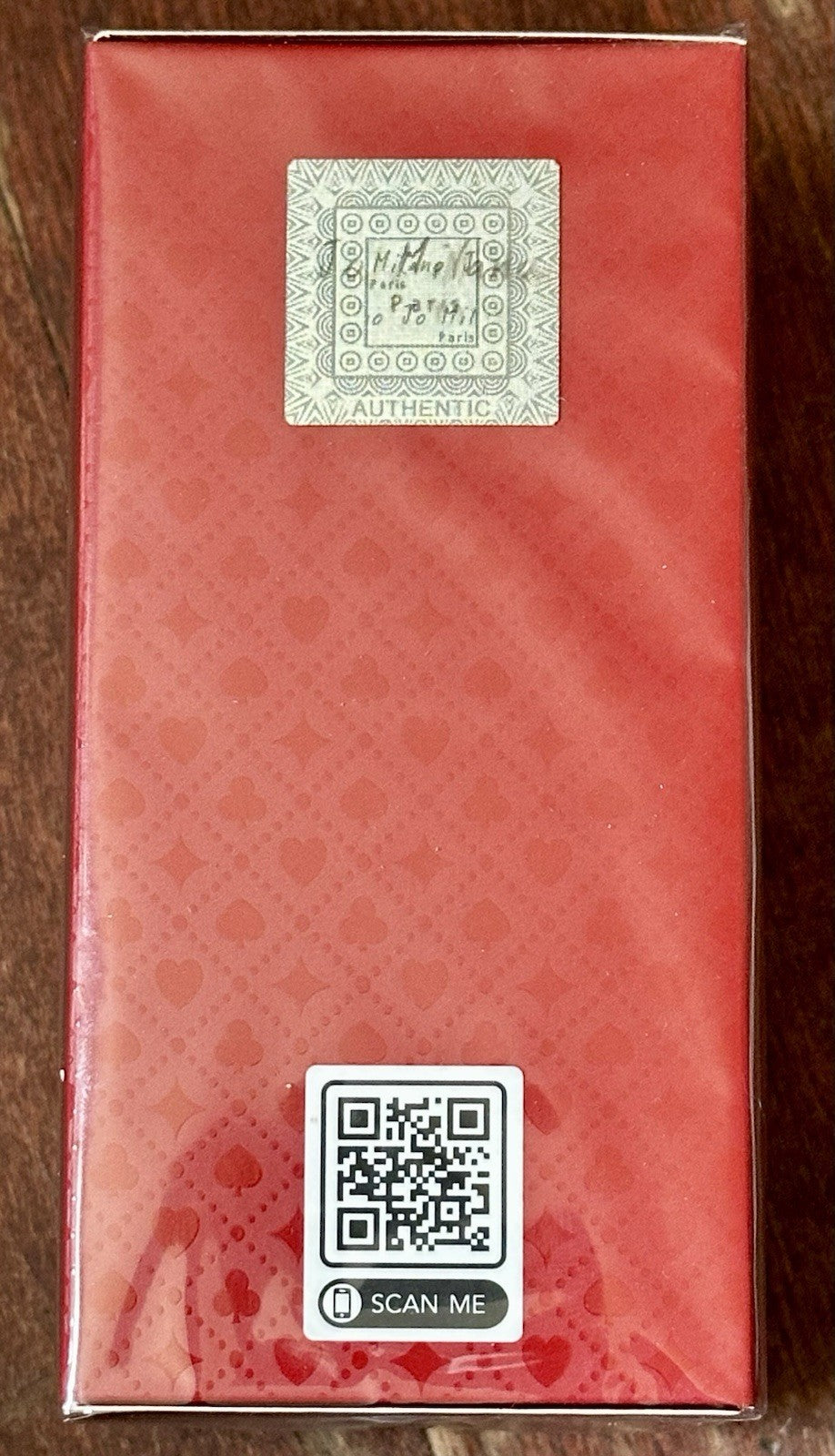 Jo Milano Game of Spades Rouge box seal