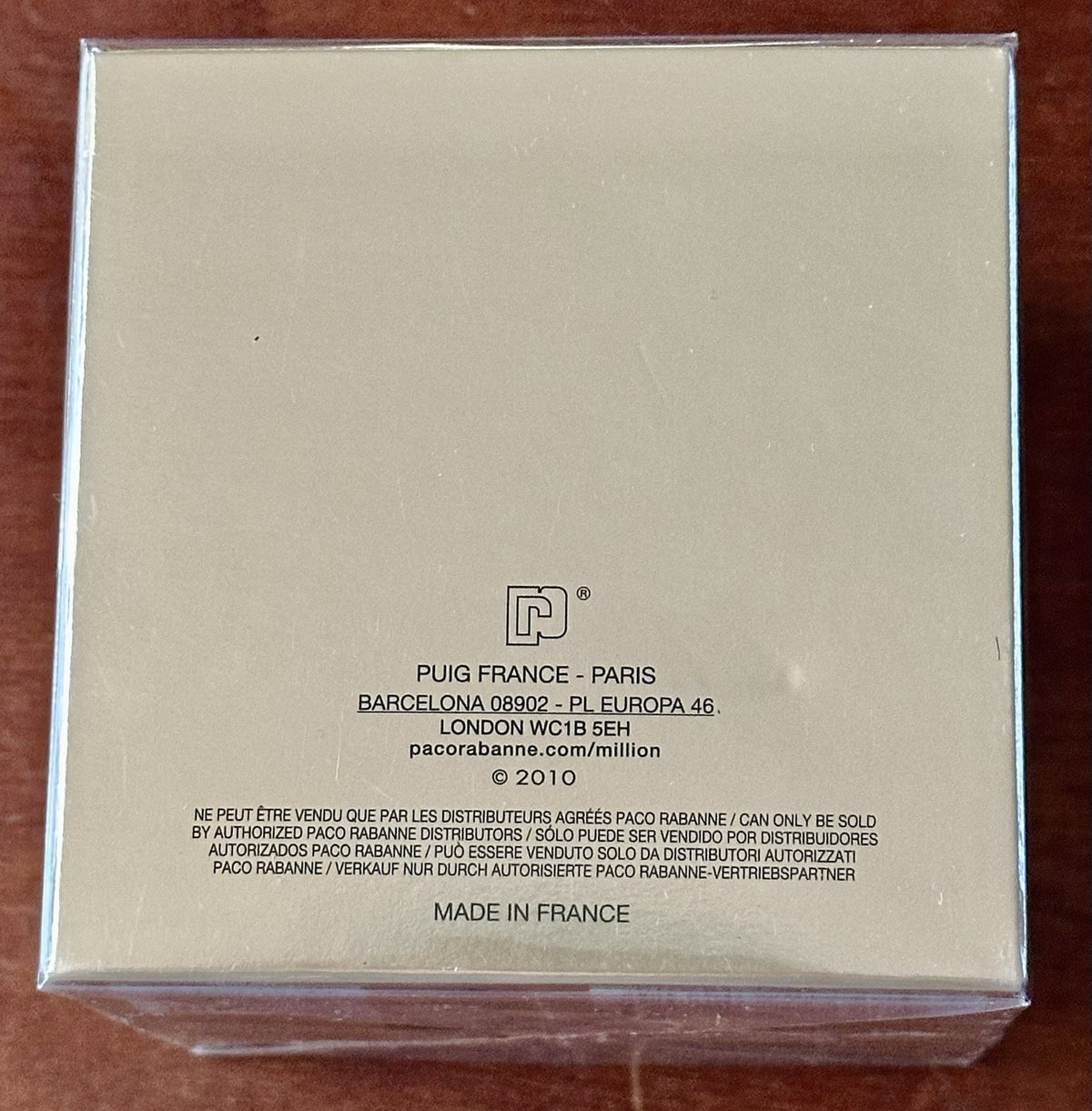 Paco Rabanne Lady Million EDP box side