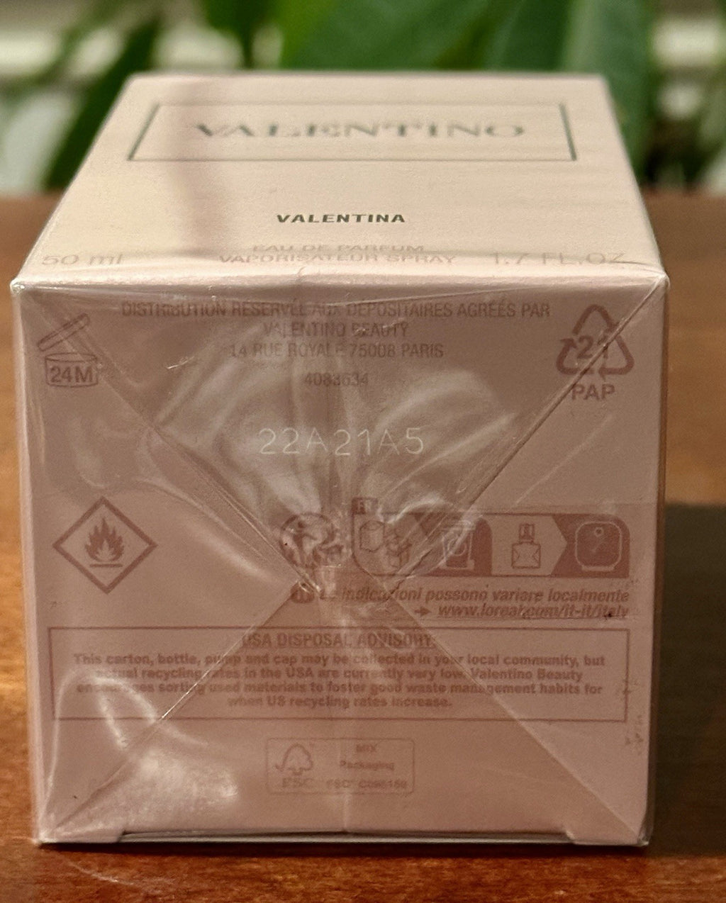 Valentino Valentina EDP box front
