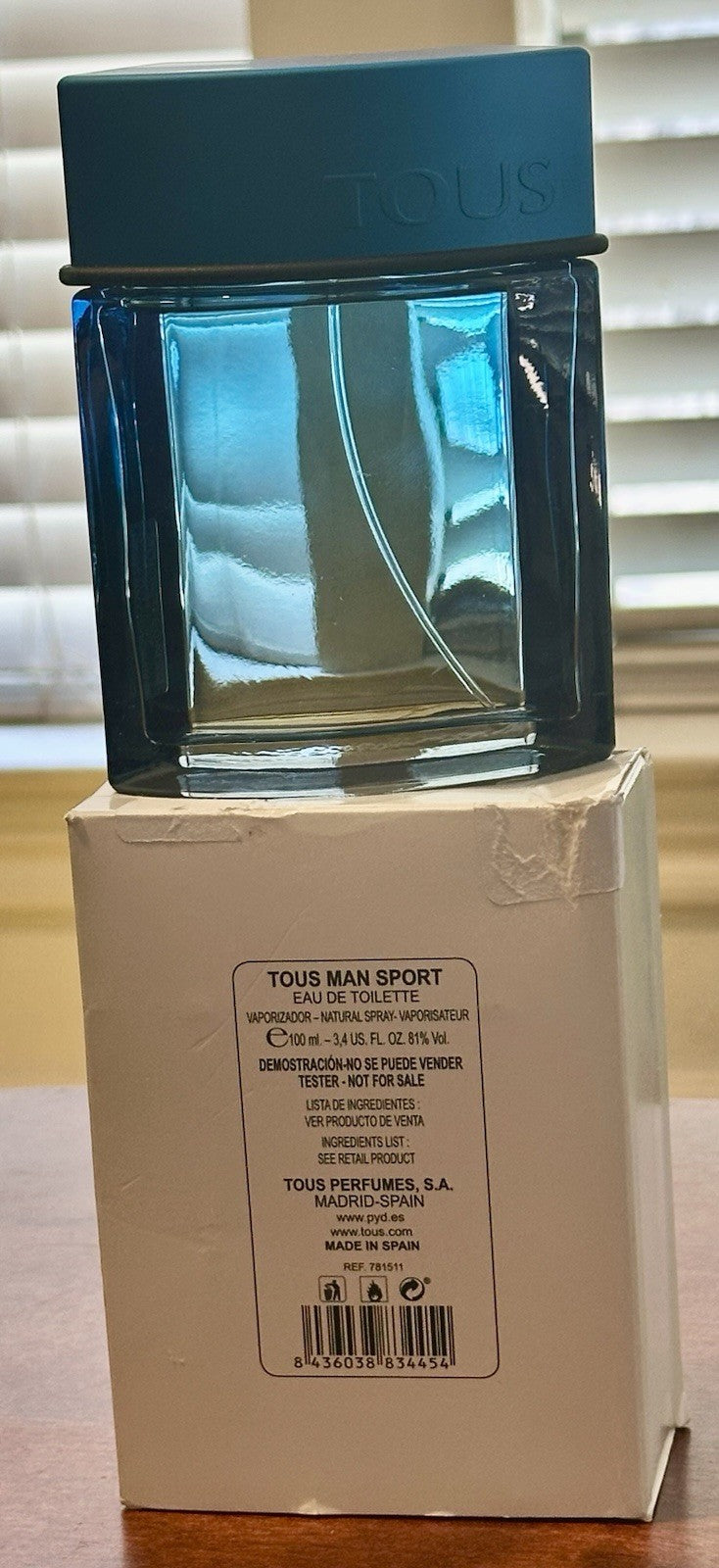 Tous Man Sport bottle and box