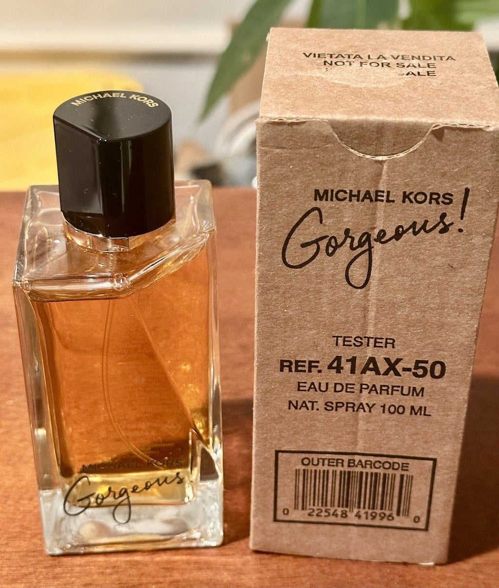 Michael Kors Gorgeous EDP box with bottle