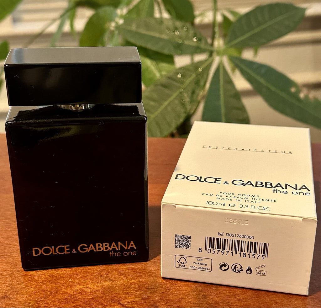 Dolce & Gabbana The One for Men EDP Intense bottle beside box