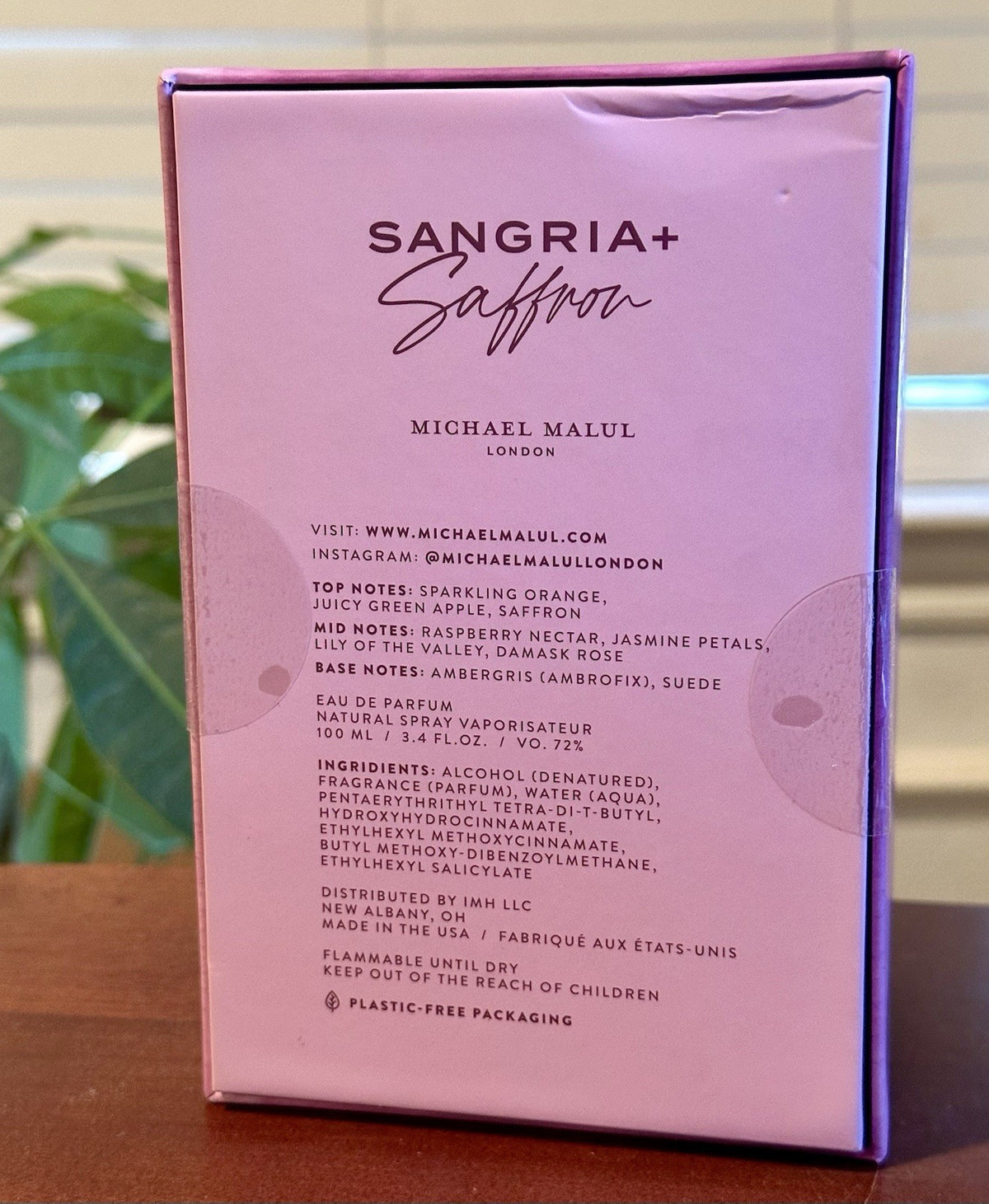 Sangria + Saffron by Michael Malul Eau de Parfum Unisex 100 ml