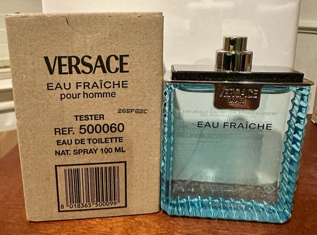 Versace Eau Fraiche EDT 3.4oz bottle and box
