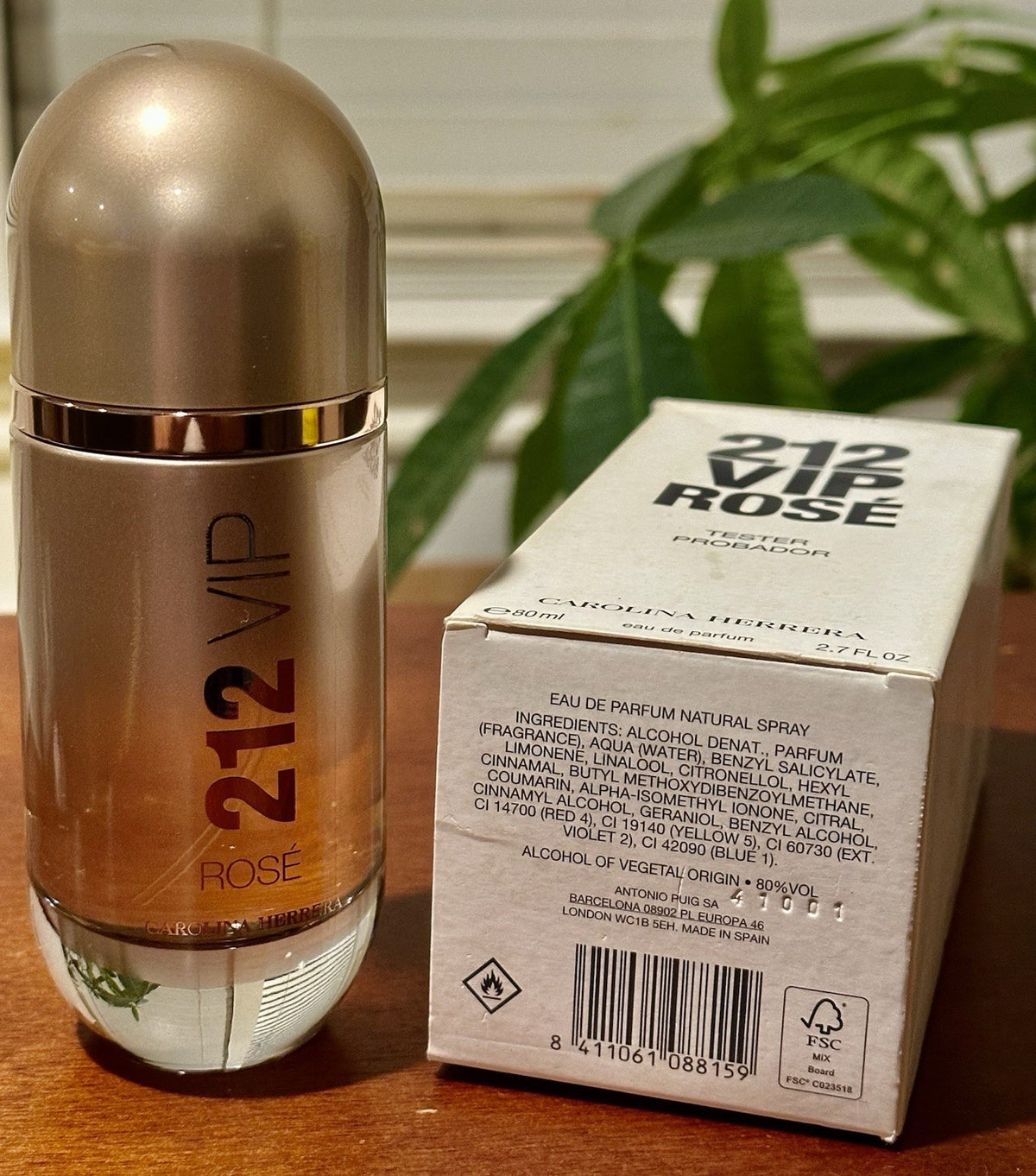 212 VIP Rosé by Carolina Herrera Eau de Parfum for Women 80 ml