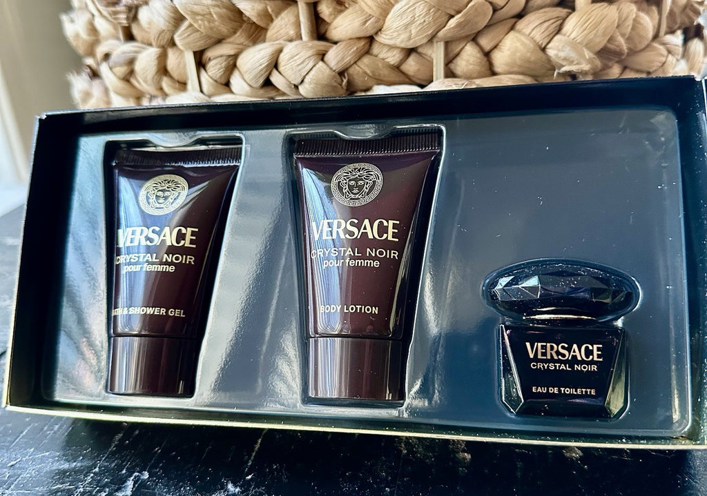 Versace Crystal Noir EDT 3-piece mini gift set