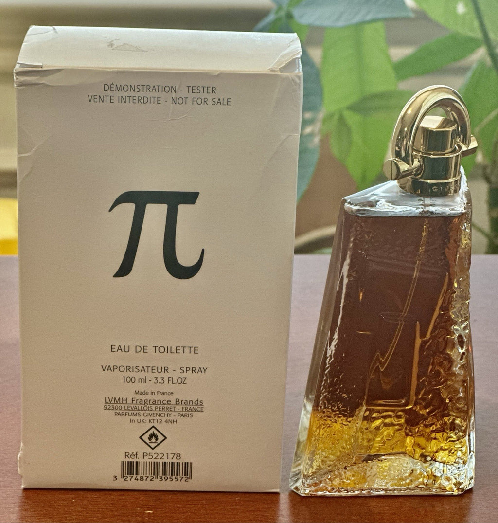 Givenchy Pi men's fragrance 100 ml bottle with sleek design and minimalist label, showcasing the iconic perfume for men.