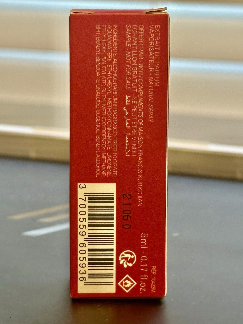 Maison Francis Kurkdjian Eau de Parfum Unisex 5 ml