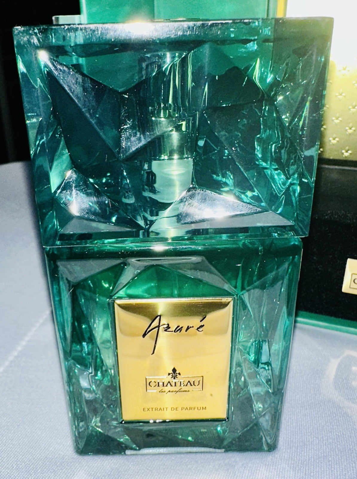 Chateau Les Parfums Azuré bottle front