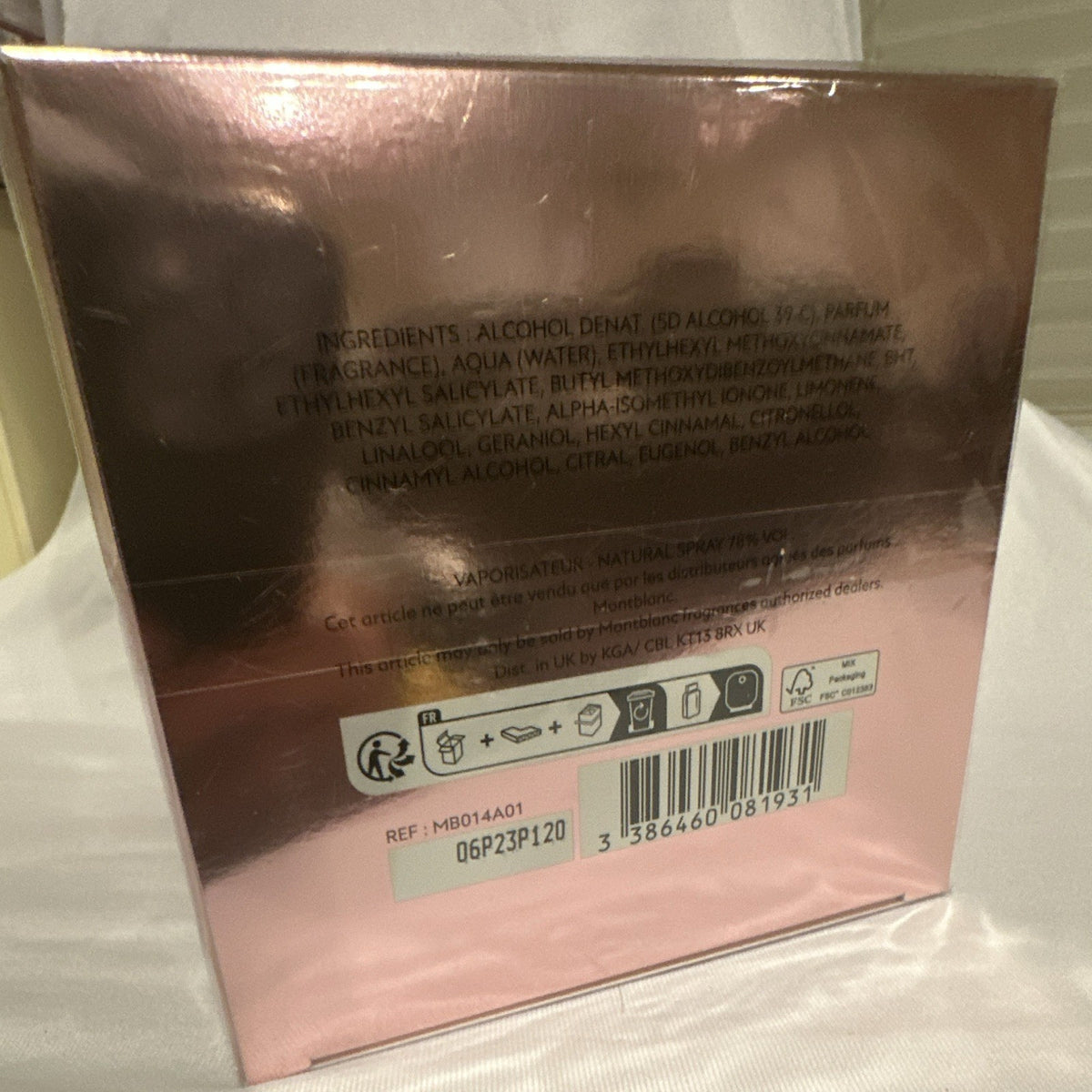 Montblanc Lady Emblem Elixir EDP box front