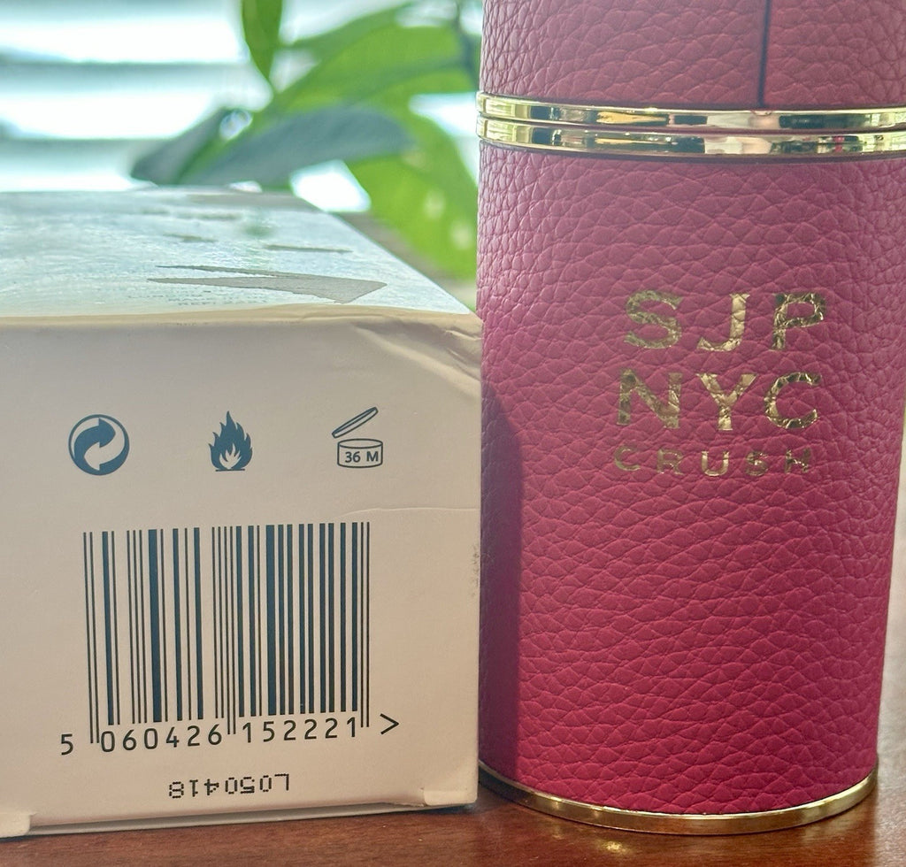 Sarah Jessica Parker NYC Crush EDP bottle and box gold band