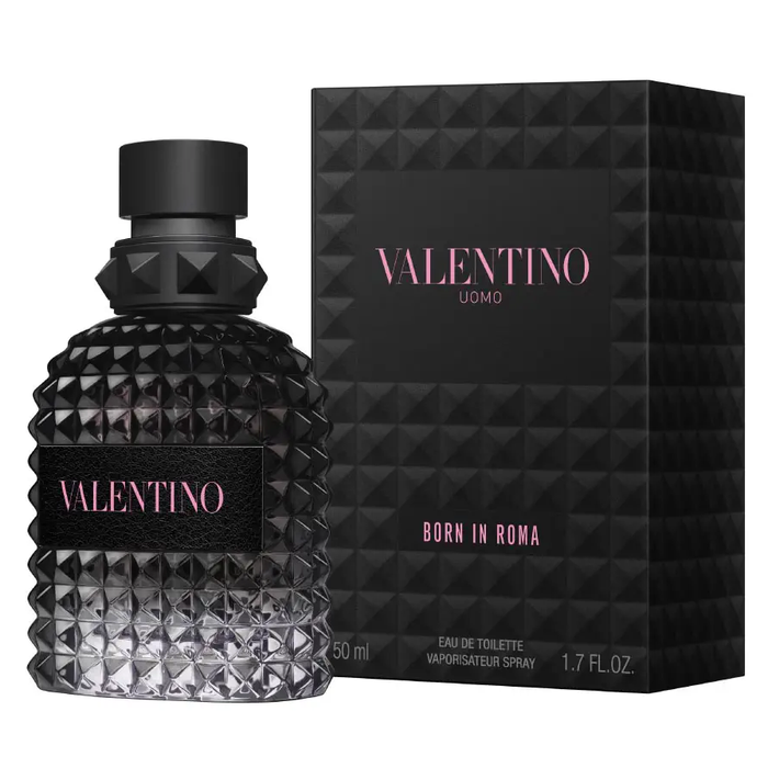 Valentino Uomo Born in Roma Eau de Toilette 50 ml bottle and box